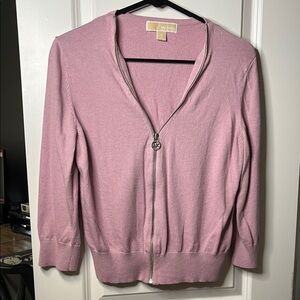 Michael Kors Pink Cardigan Sweater